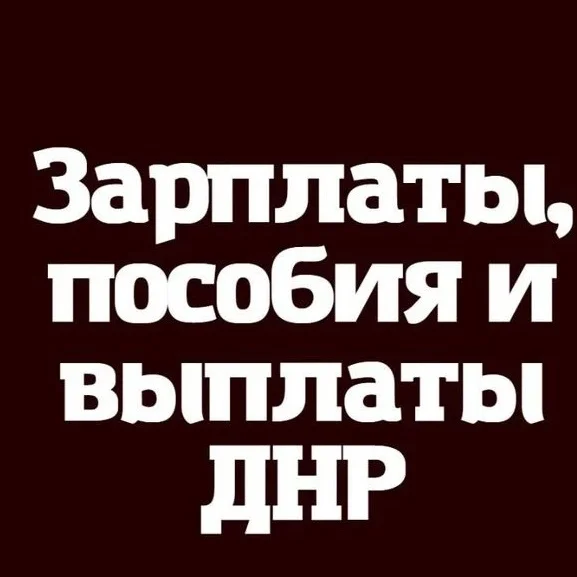 Зарплаты Выплаты и пособия ДНР - РФ